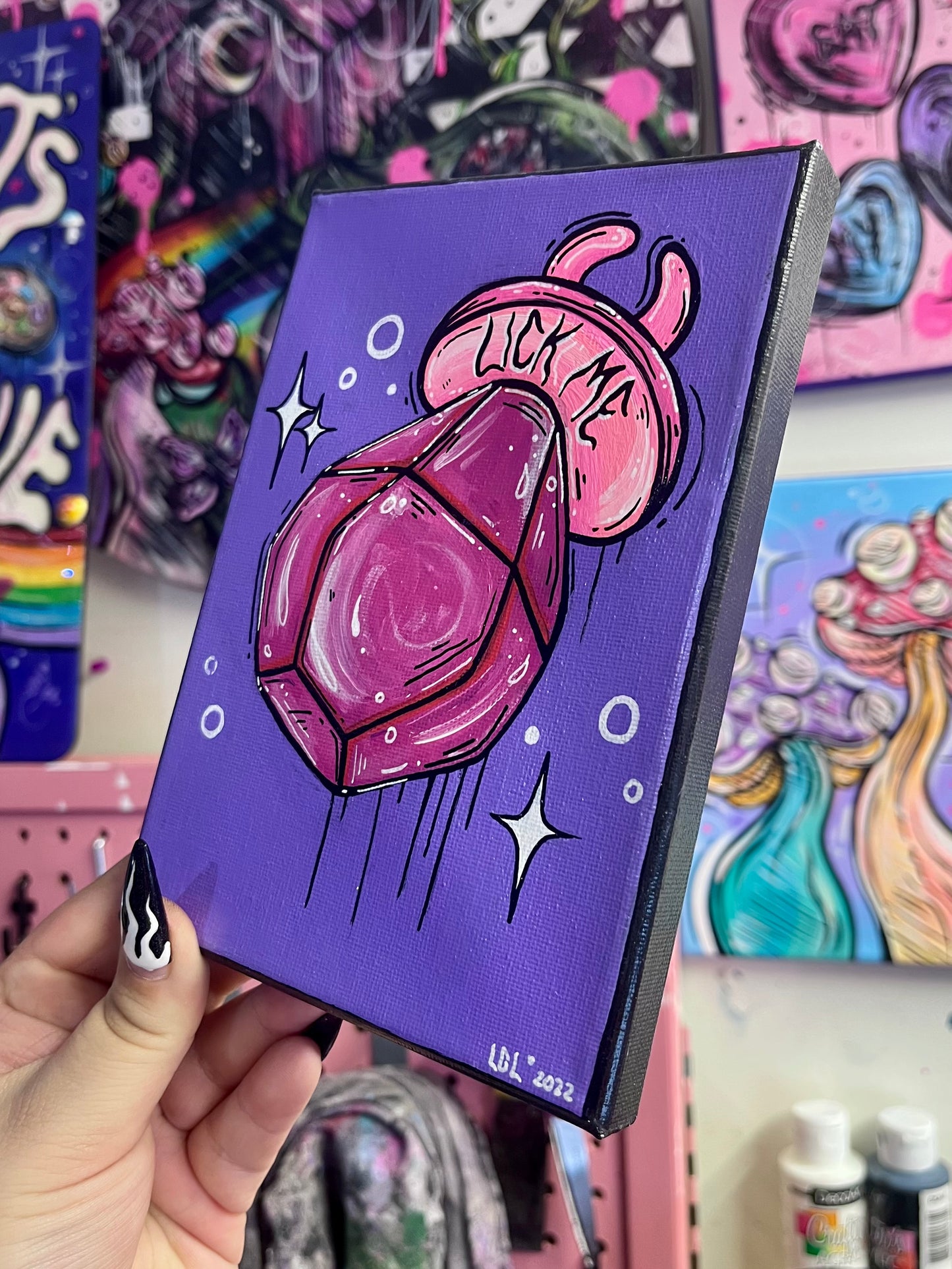 Ring pop «lick me »🍬👅💜