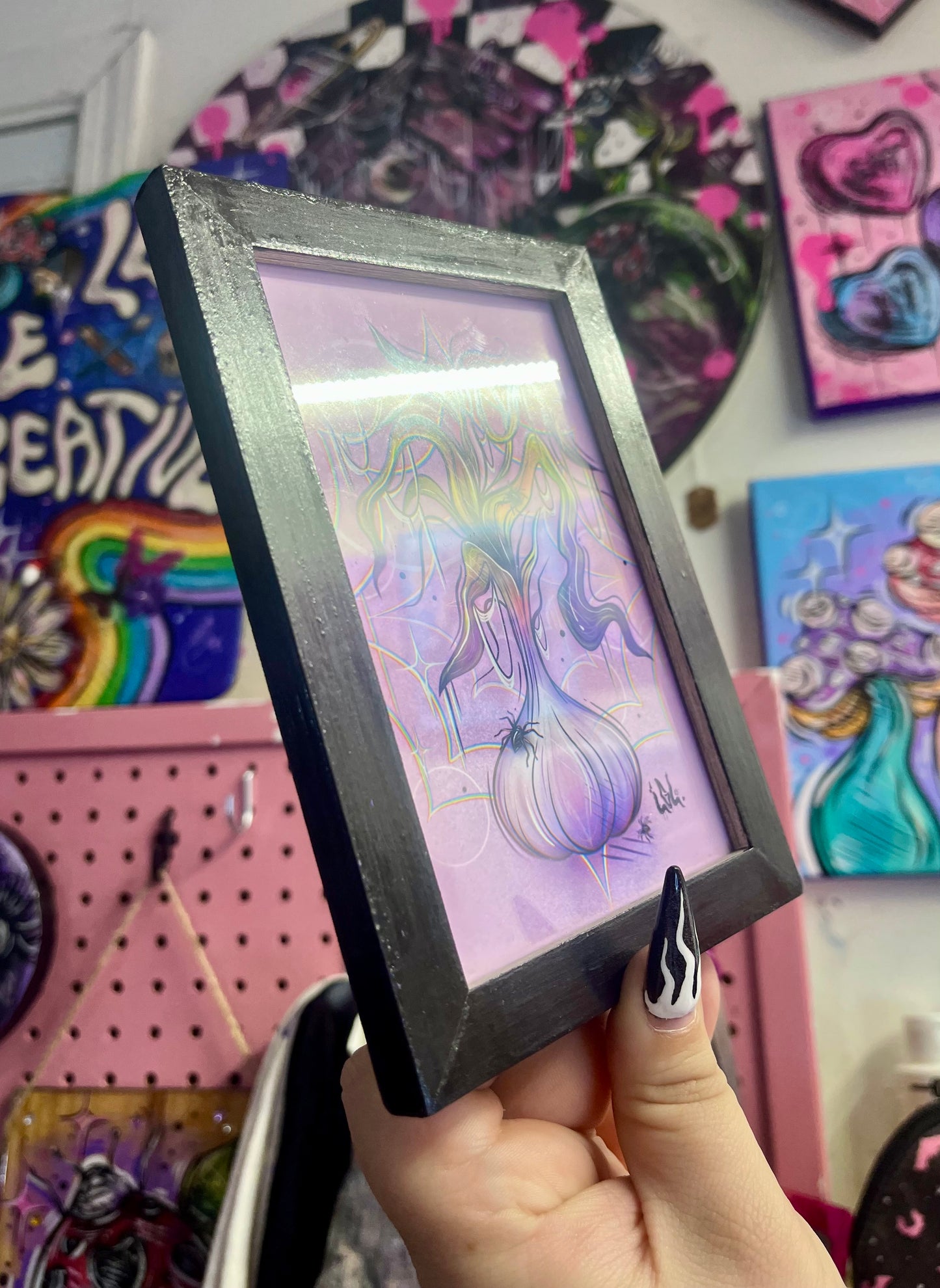 Cadre print 6x6 ail 🧄💕🕷️