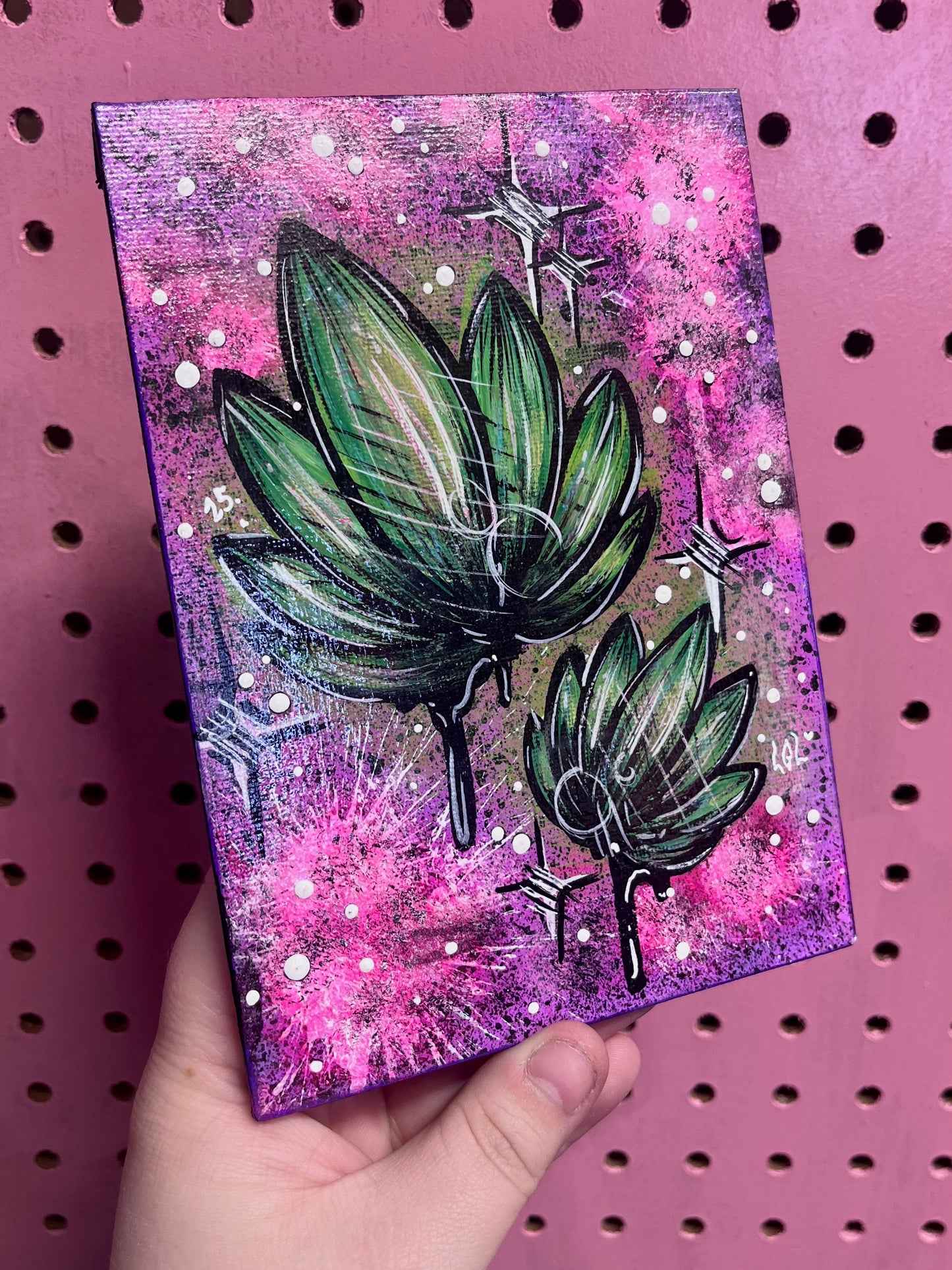 Les feuilles vertes ✨🍃💗💜