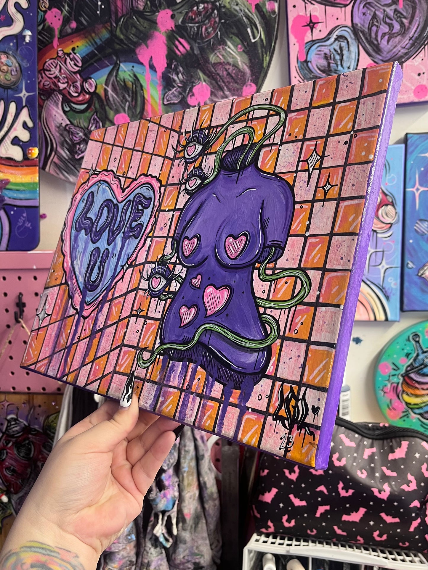 « Love u »🪞👁️🌱💜