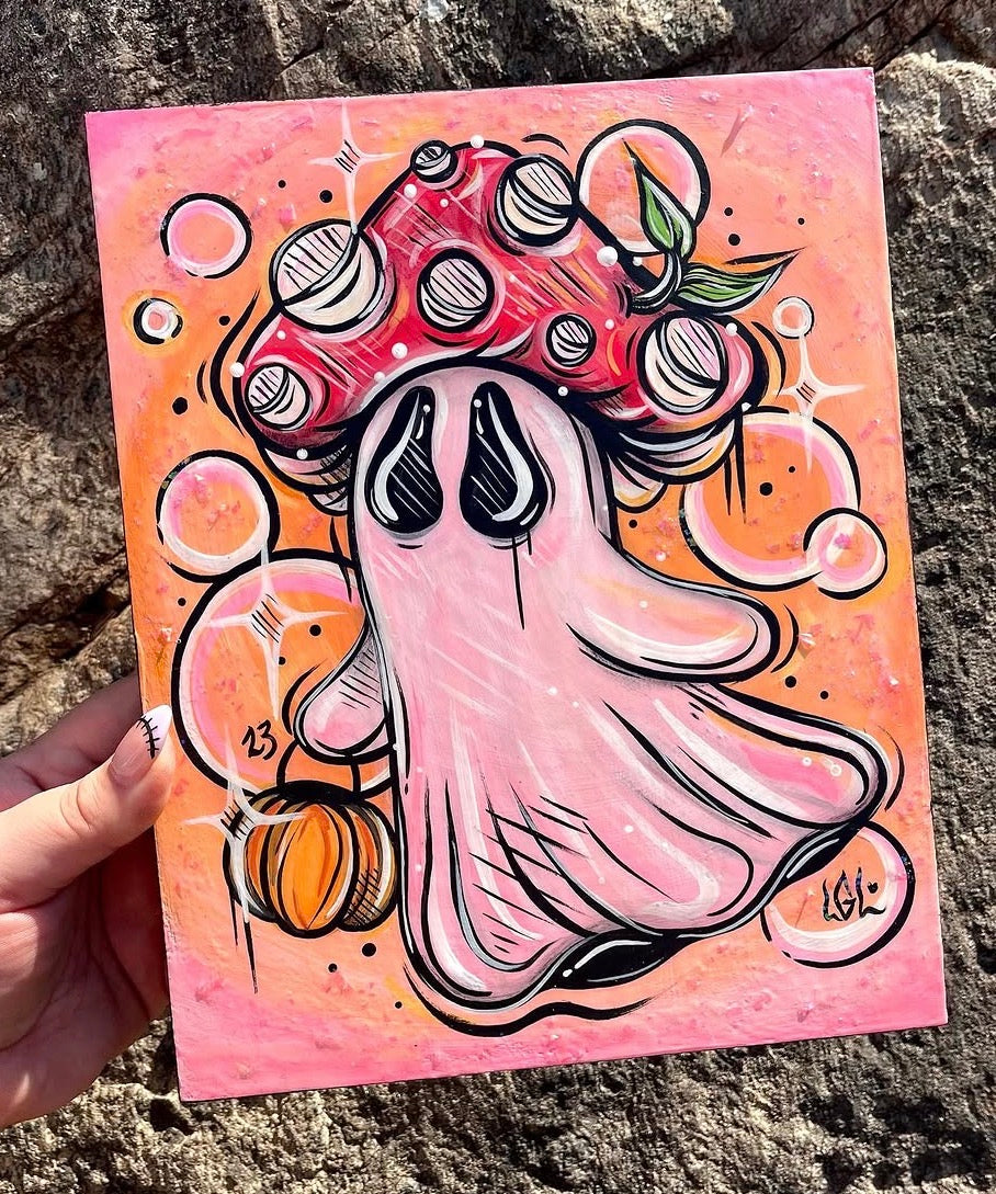 Print fantôme à l’Halloween👻🍄✨💓