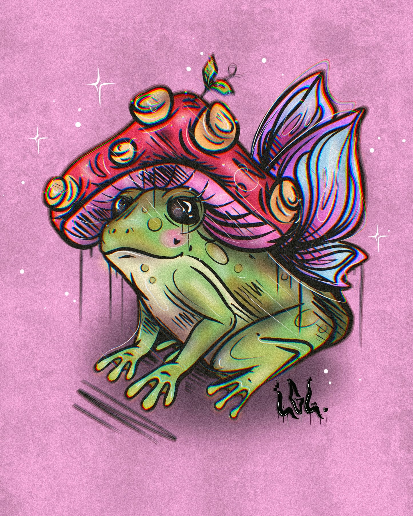 Prints grenouille champignon🍄🐸