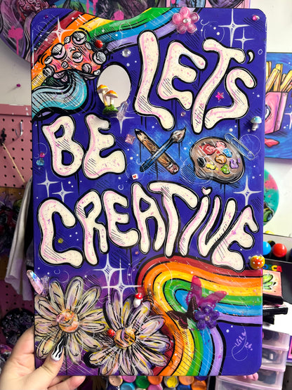 « Let’s be creative »🎨🌈💜