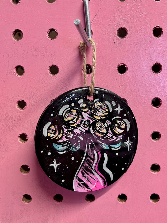 Ornement champignon #001🍄💗🩵✨
