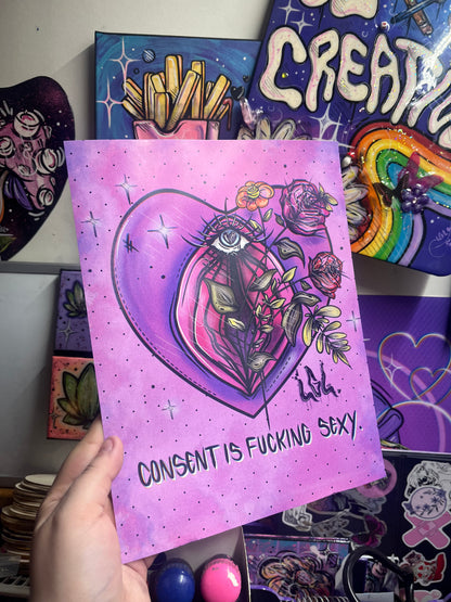Prints « consent is sexy » ✨🌸