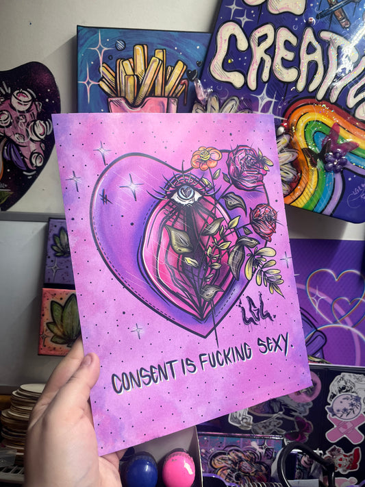 Prints « consent is sexy » ✨🌸