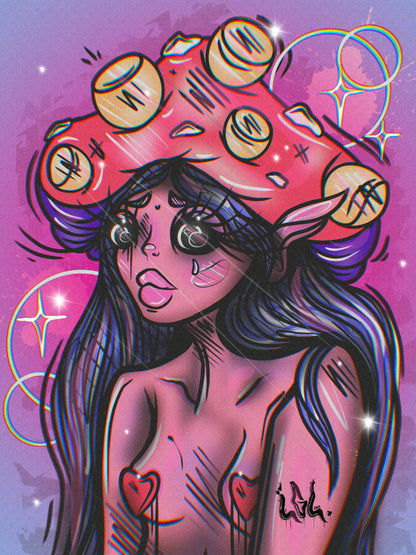 Prints madame champignon🍄🩷