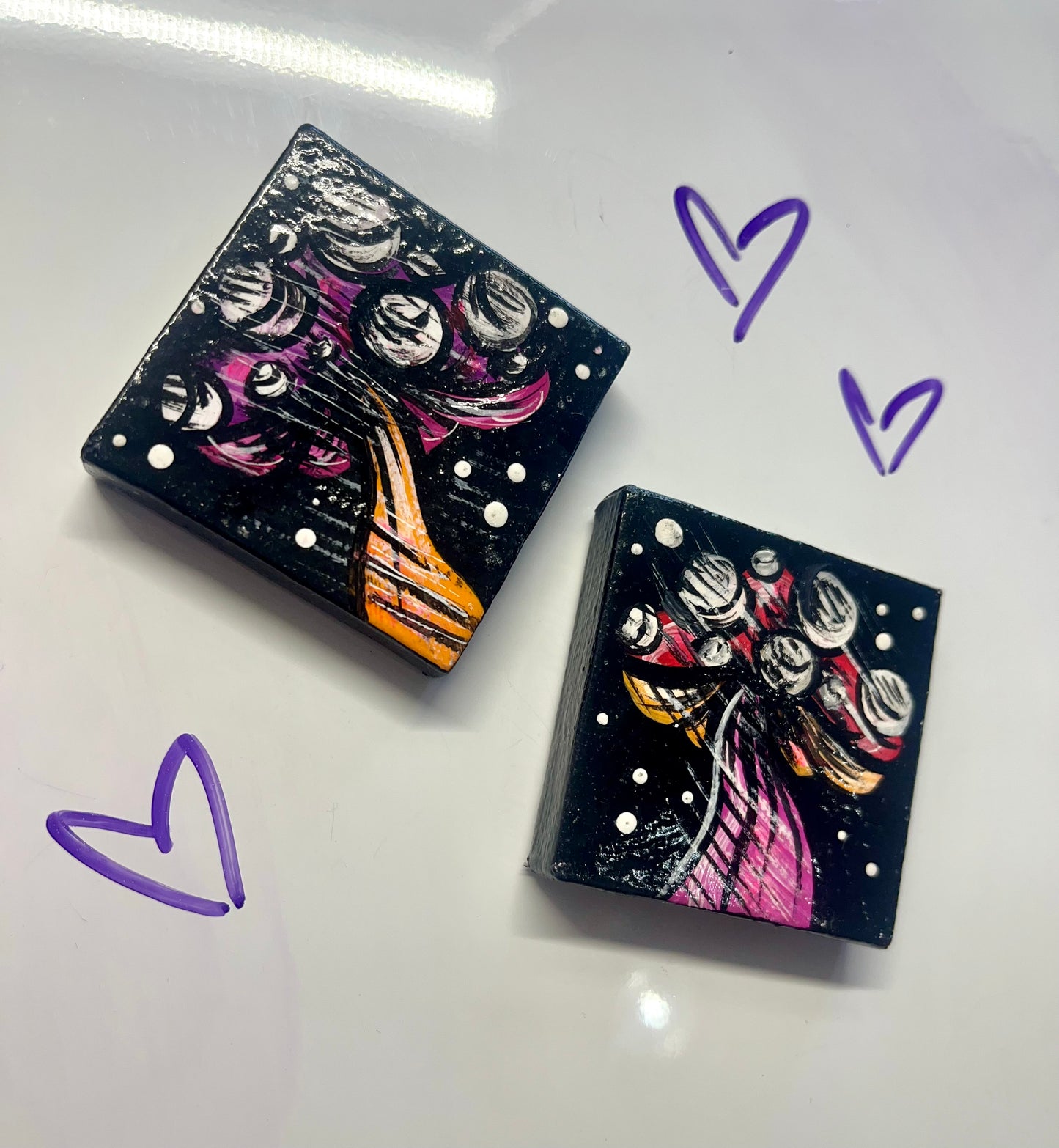 Toiles aimantés 2x2 champignons🍄🧲✨
