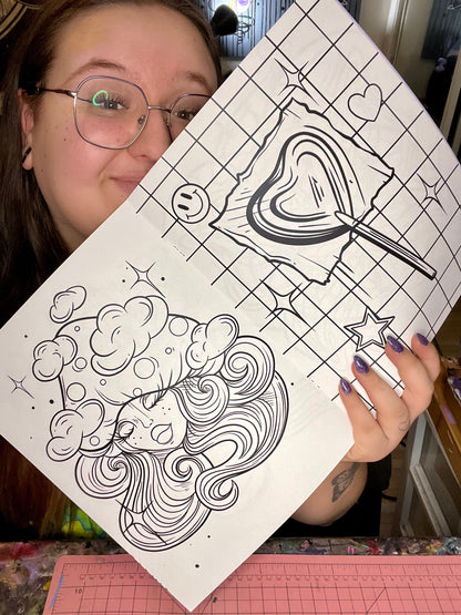 Good vibes, livre à colorier🌈📓🖍️🩷