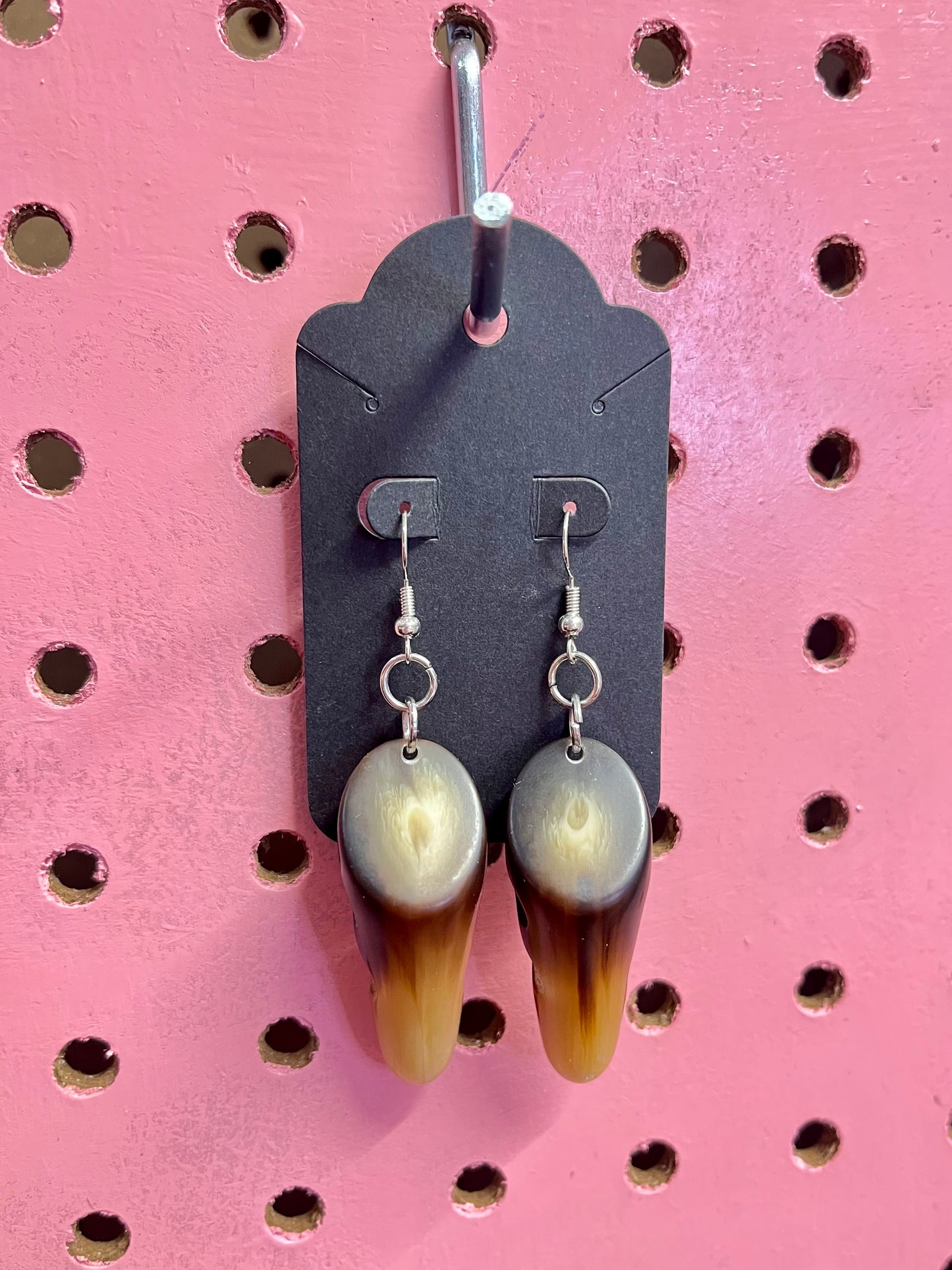 Boucles d’oreilles boutons sur-recyclés #011🪡♻️