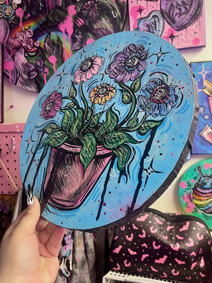 Vase de fleurs yeux🌼🌺🌸👁️