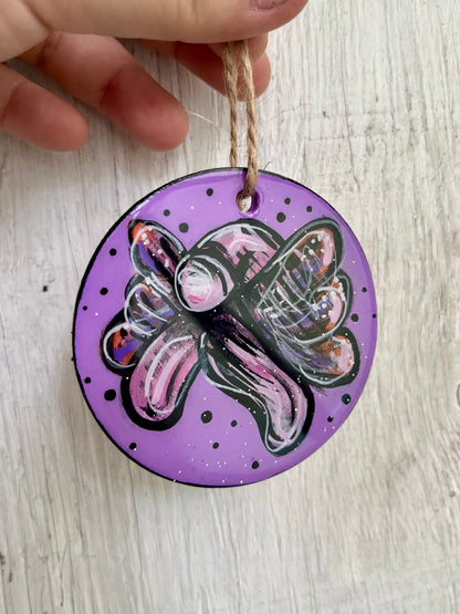 Ornement clito papillon💜✨🌸🦋