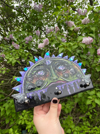 Alien soleil crochets à bijoux💜👀✨👽💚