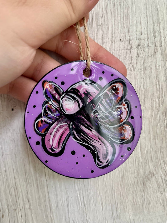 Ornement clito papillon💜✨🌸🦋