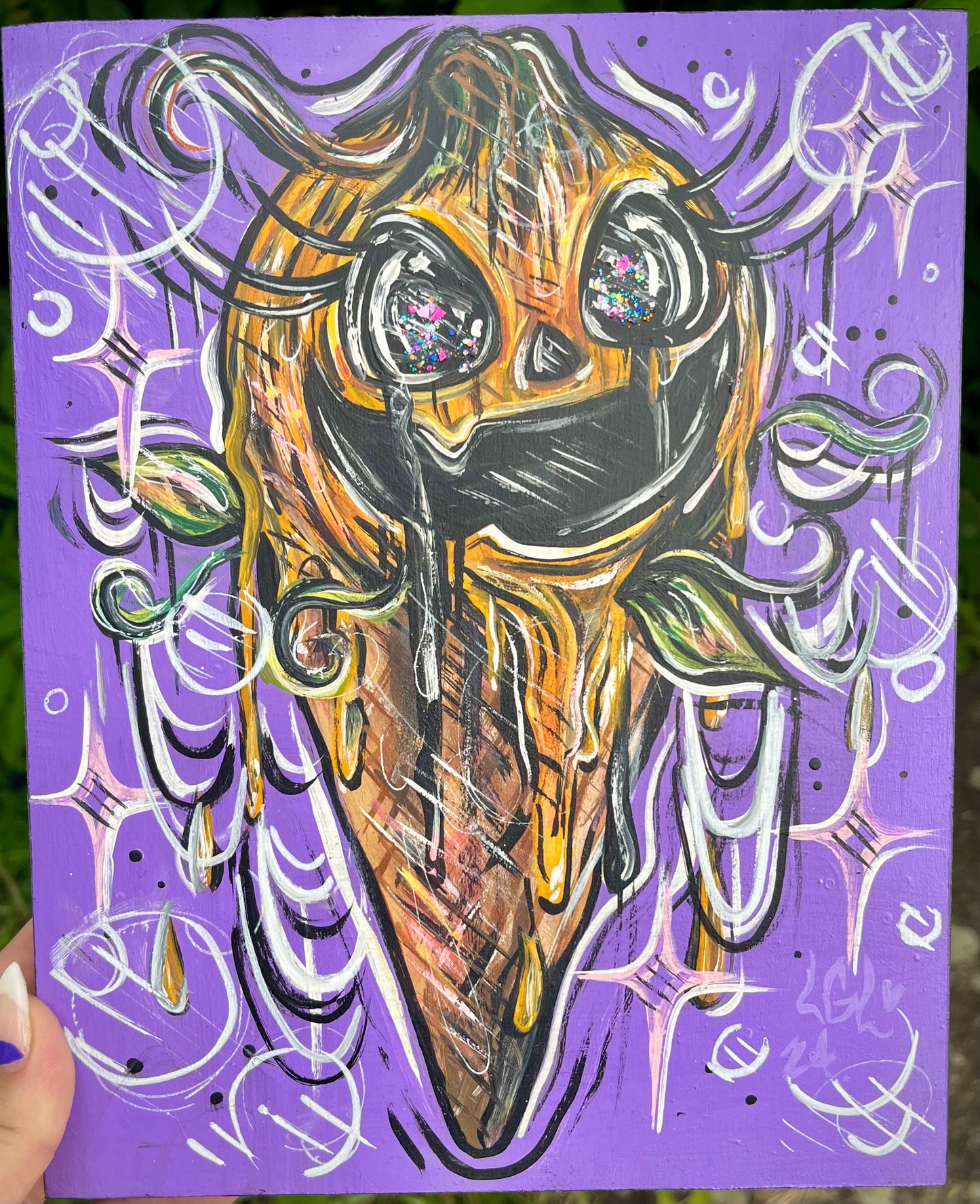 Cornet à la citrouille🎃🍦💗