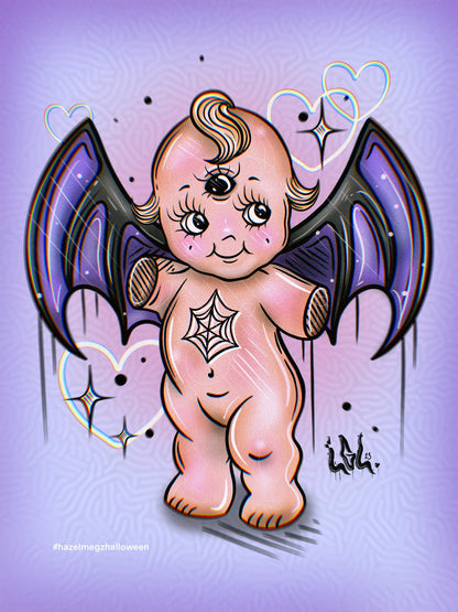Prints Kewpie « spooky »🦇💜👶🏼