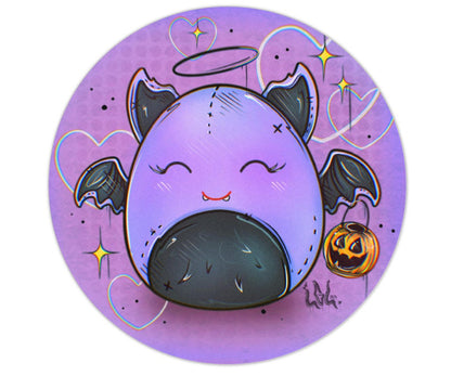 Autocollants 2x2 chauve souris🦇💜