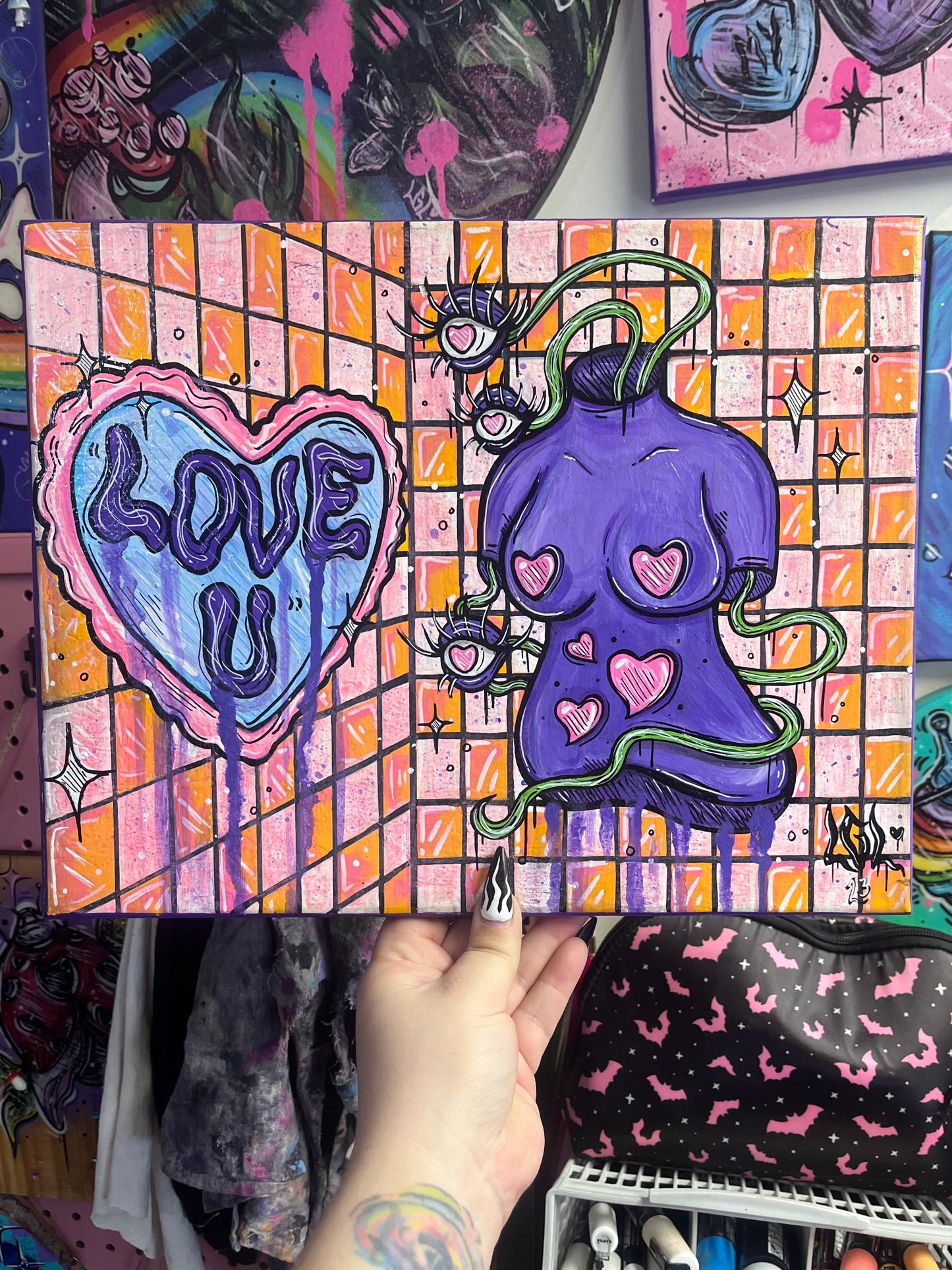 « Love u »🪞👁️🌱💜