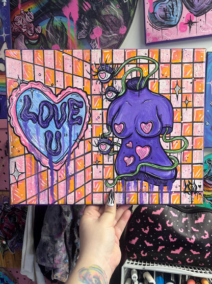 « Love u »🪞👁️🌱💜
