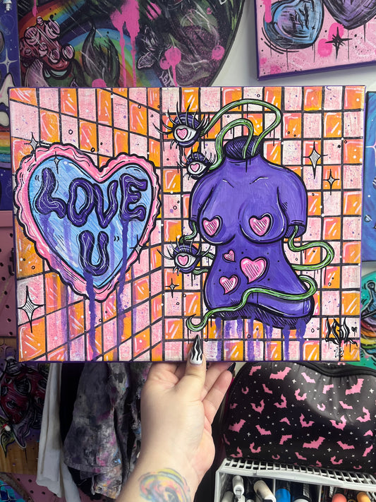 « Love u »🪞👁️🌱💜