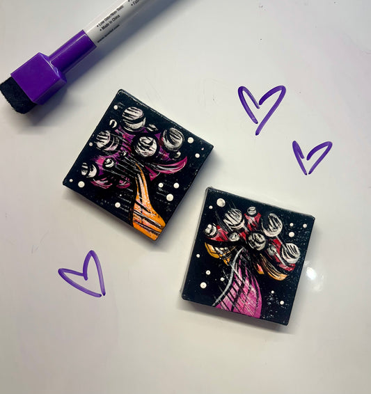 Toiles aimantés 2x2 champignons🍄🧲✨