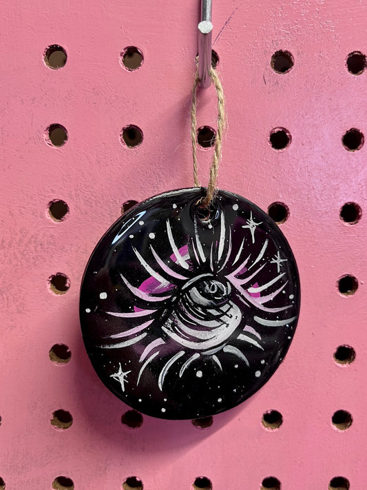 Ornement œil rose👁️💗🖤