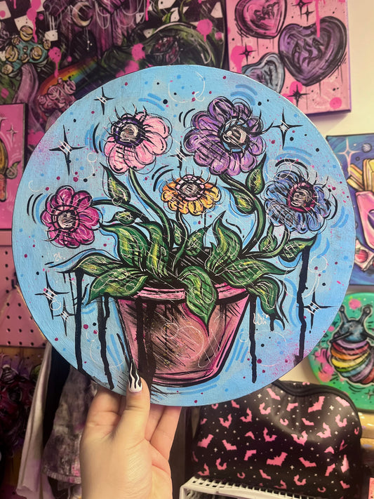Vase de fleurs yeux🌼🌺🌸👁️