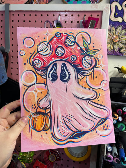 Print fantôme à l’Halloween👻🍄✨💓