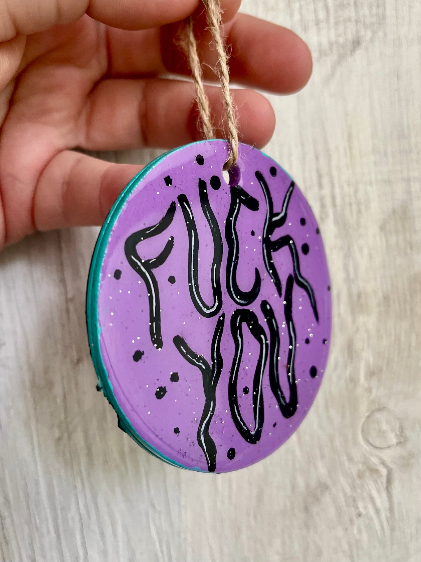 Ornement f you #002✨💜