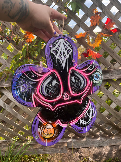 Fleur citrouille « spooky »🌸🎃💜