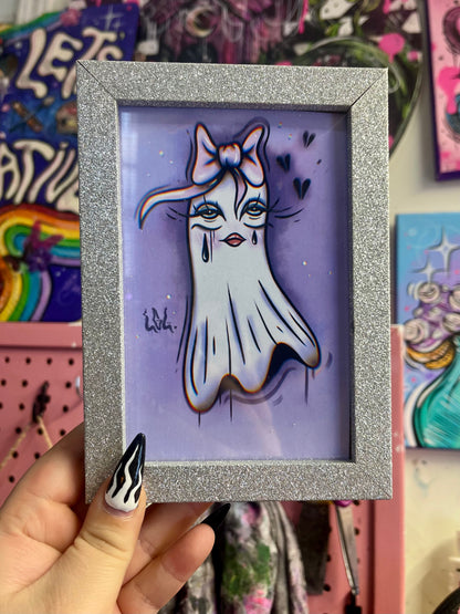 Cadre print 6x6 fantôme👻💜