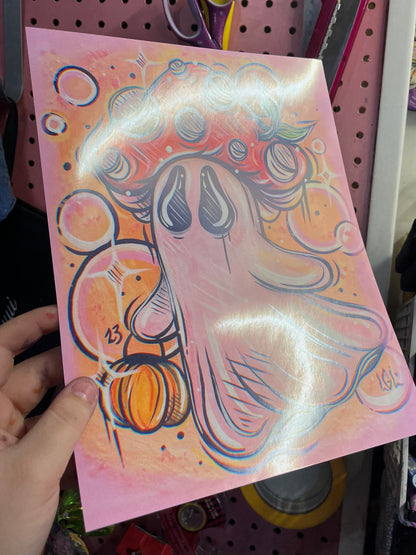 Print fantôme à l’Halloween👻🍄✨💓