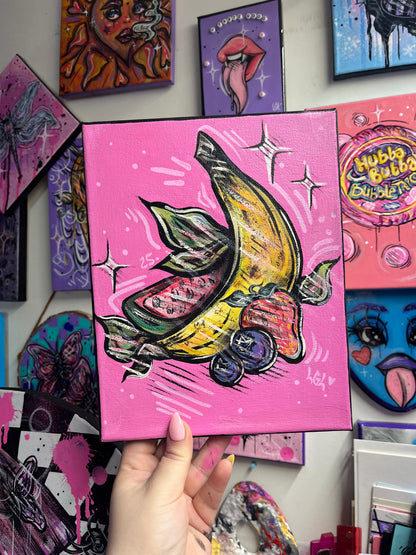 Toile custom 8x10🎨 SANS RÉSINE 🚫💧