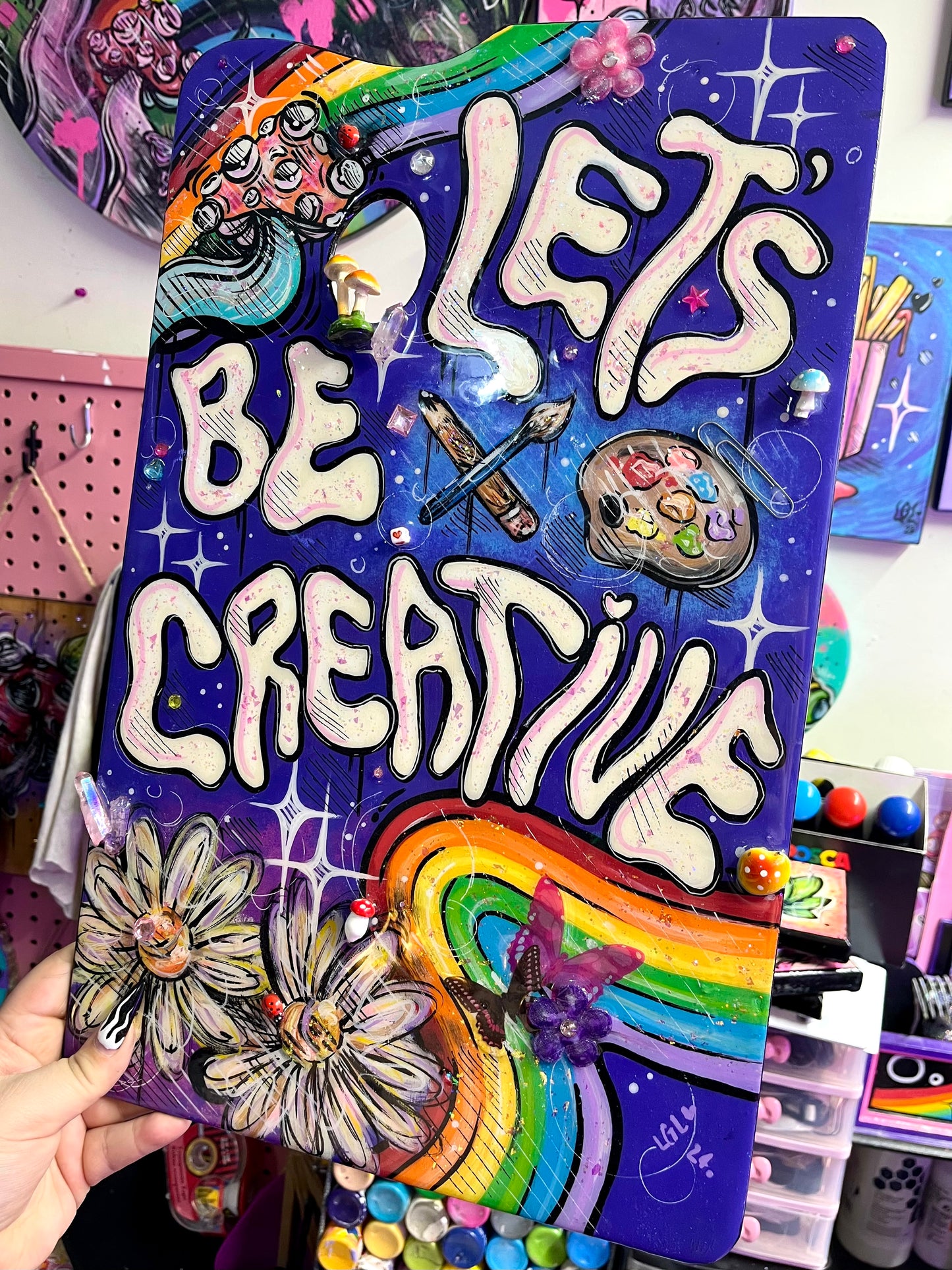 « Let’s be creative »🎨🌈💜