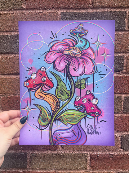 Prints fleurs et champignons🍄 🌸