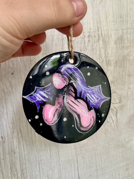 Ornement clito chauve souris💜✨🌸