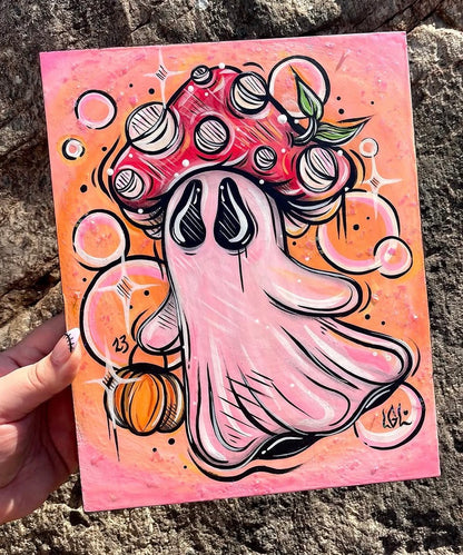 Print fantôme à l’Halloween👻🍄✨💓