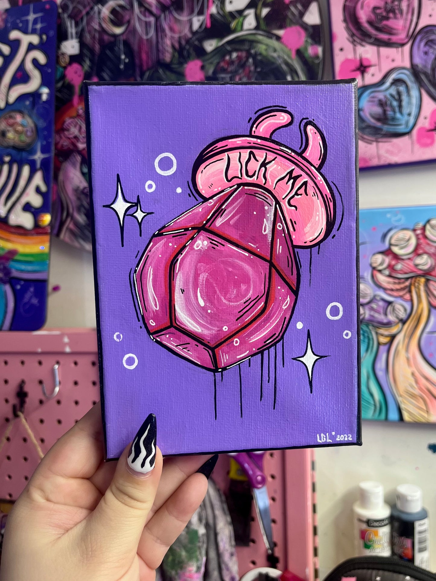 Ring pop «lick me »🍬👅💜