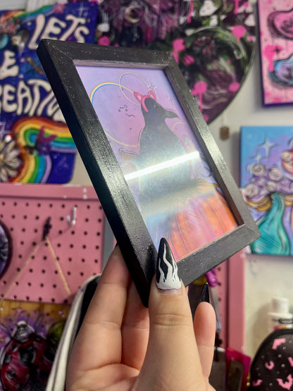 Cadre print 6x6 corbeau 🐦‍⬛ 💜