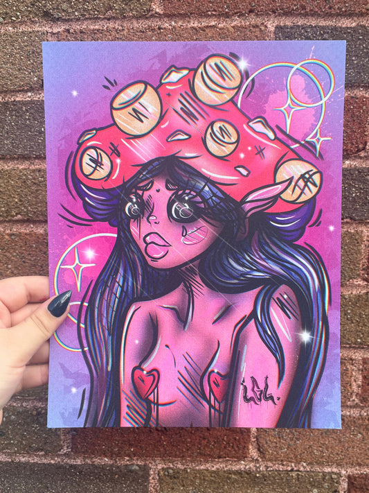 Prints madame champignon🍄🩷