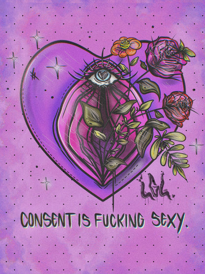 Prints « consent is sexy » ✨🌸