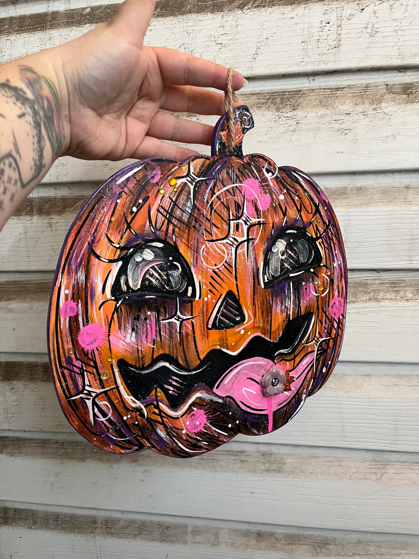 Citrouille souriante🌸🎃💗